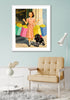 happiness shopping humor quote de la nuez pop artist