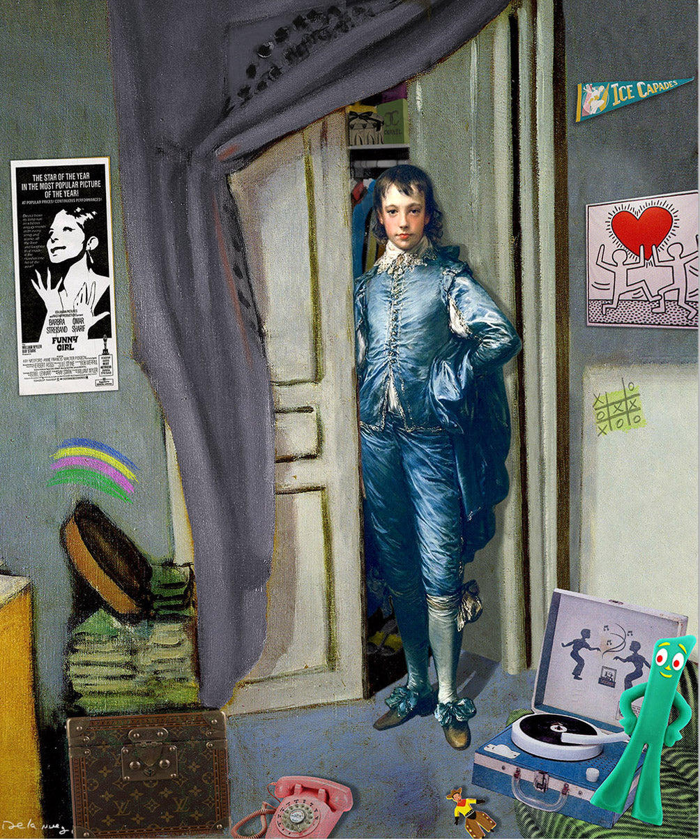 king of pop art nelson de la nuez coming out of the closet gay homosexual blueboy satire pop art