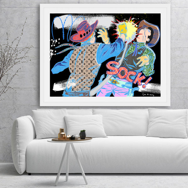 king of pop art nelson de la nuez cowboy couture fashion luxury wild west