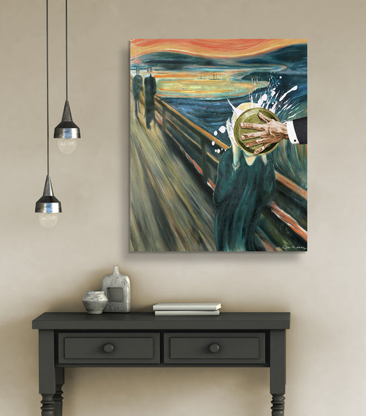 king of pop art nelson de la nuez the scream edvard munch pie art history humor art 