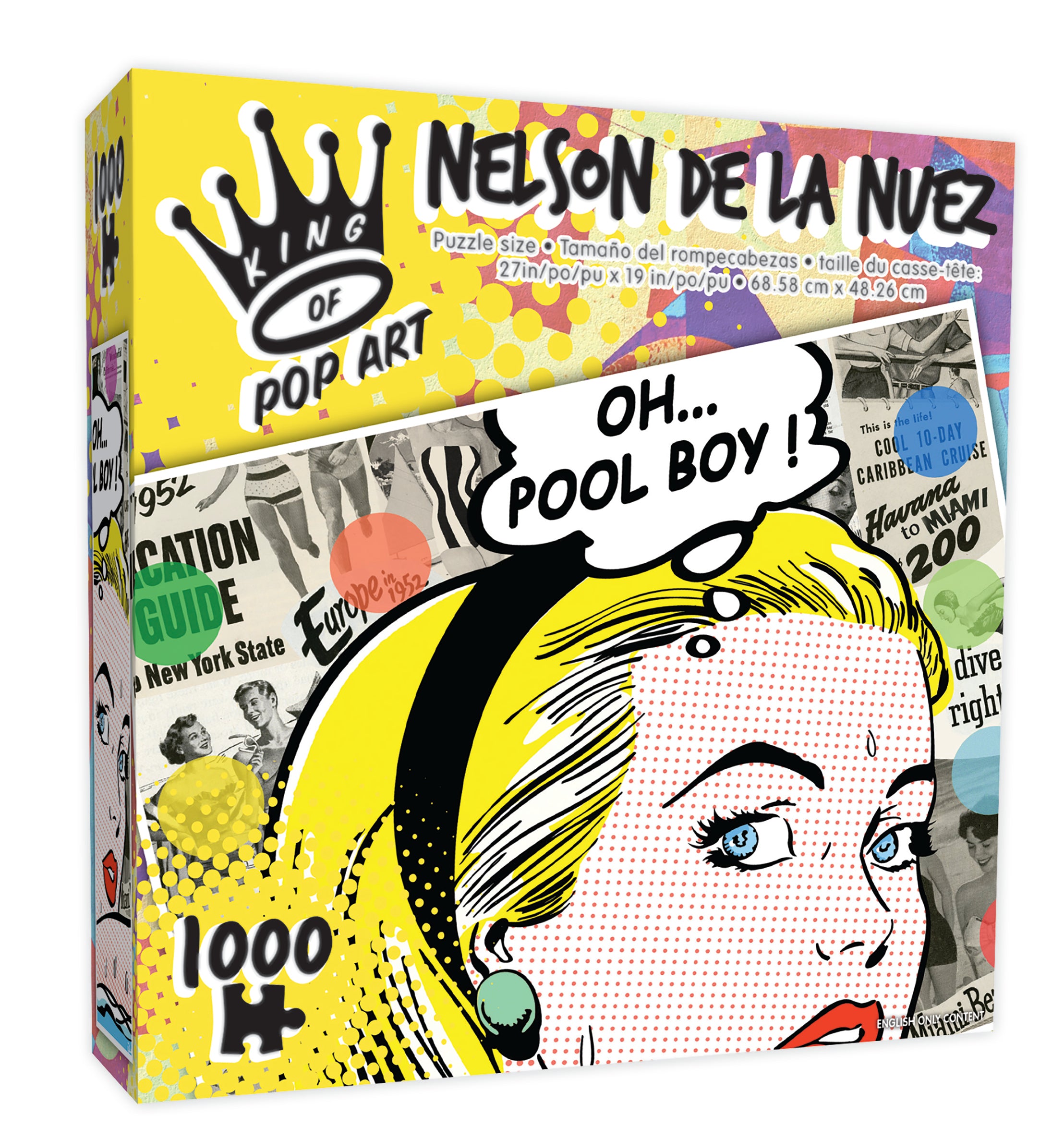 Nelson De La Nuez High Maintenance (Pool Boy) Puzzle, SIGNED Boxes Limited Qty
