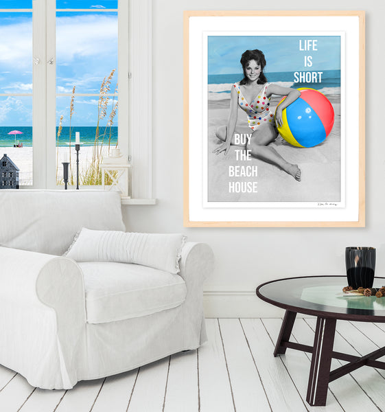 beach house life is short pop art
