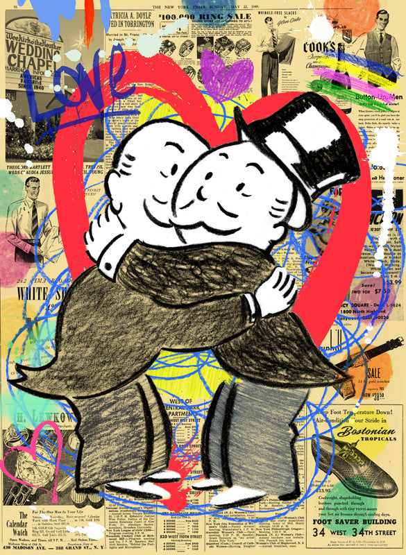 king of pop art, love wins, gay marriage gay rights lesbian, homosexual, LBGTQ nelson de la nuez
