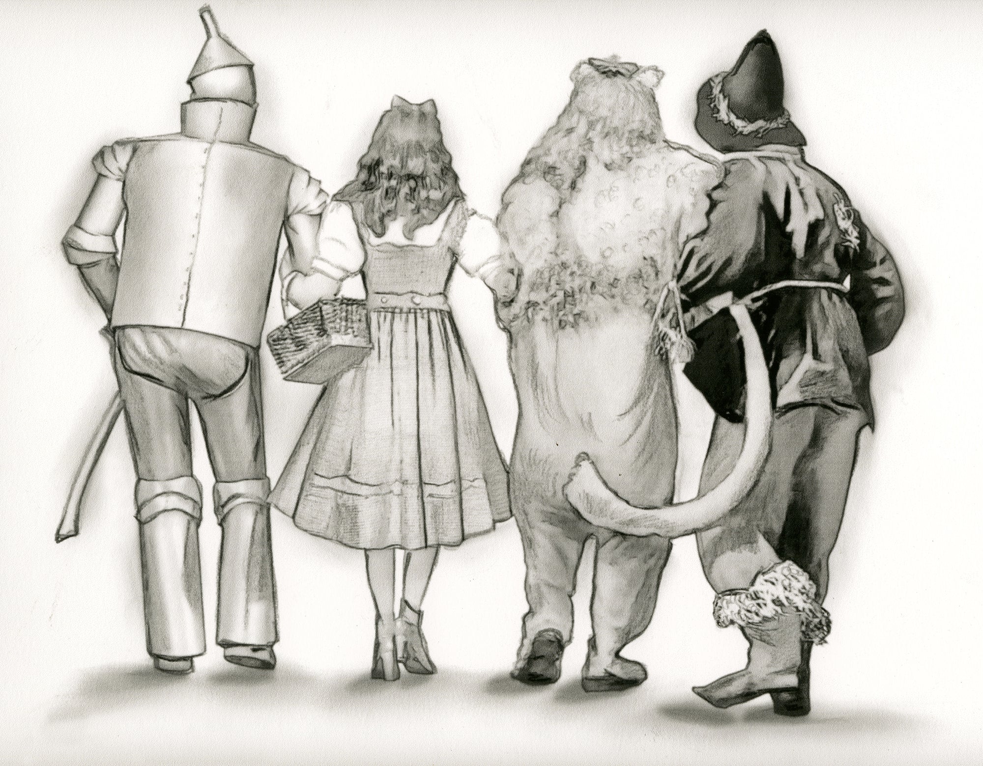 dorothy wizard of oz drawing