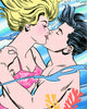 nelson de la nuez king of pop art summer lovers couple romance kiss swim beach party vacation