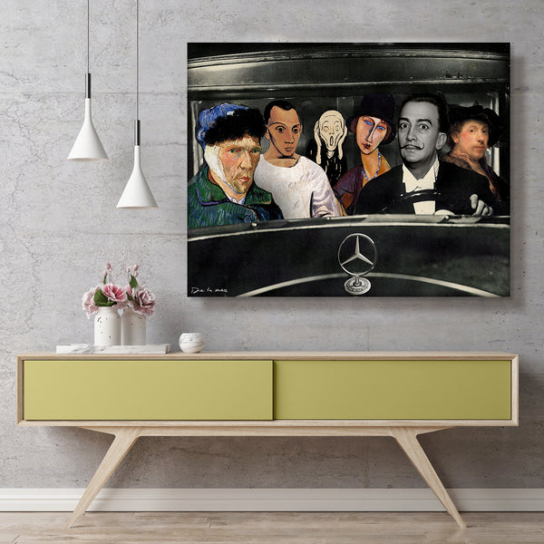 king of pop art nelson de la nuez Artist carpool picasso scream rembrandt dali art history humor art spam comedy van gogh