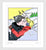 Winter wonderland skiing ski snow Nelson De La Nuez pop art